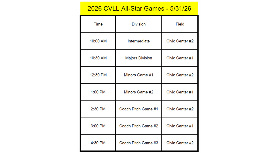 2026 All-Star Game Schedule